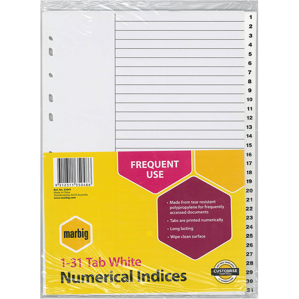 Polypropylene Grey and White Indices