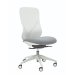 BURO AXON CHAIR NO ARMS WHITE
