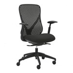 BURO AXON OFFICE CHAIR WITH ARMS BLACK