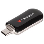 VERBATIM PLECTRA USBC FLASH DRIVE 128GB BLACK