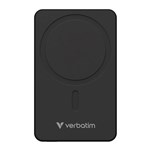VERBATIM CHARGE N GO MAGNETIC WIRELESS POWER BANK 5000MAH BLACK