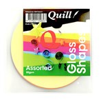 QUILL SHAPES GLOSS CIRCLES 80GSM 120GMM PACK 100