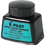 PILOT SCARF SUPER COLOUR PERMANENT MARKER REFILL INK 30ML BLACK