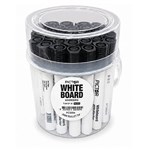 PICTOR WHITEBOARD MARKER BULLET TIP BLACK PACK 30