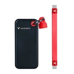 VERBATIM POCKET SSD USB 32 GEN 2 1TB BLACKRED