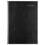 CUMBERLAND 42ECBK CASEBOUND DIARY 2 DAYS TO PAGE A4 BLACK