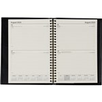 CUMBERLAND NORWICH 52S SPIRAL DIARY PVC 2 DAYS TO PAGE A5 BLACK