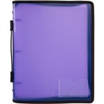 MARBIG ZIPPER RING BINDER WITH HANDLE 3R 25MM A4 PURPLE