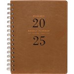 ATAGLANCE AAG3002 SIGNATURE DIARY WEEK TO VIEW A5 BROWN