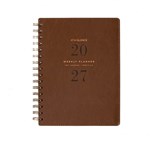 ATAGLANCE AAG3002 SIGNATURE DIARY WEEK TO VIEW A5 BROWN