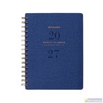 ATAGLANCE SIGNATURE DIARY WEEK TO VIEW A5 NAVY