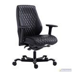 ANOLTA HEAVY DUTY MULTI SHIFT LOW BACK WITH ARMS BLACK