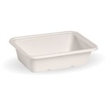 BIOPAK BIOCANE TAKEAWAY BASE 600ML WHITE PACK 125