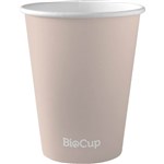 BIOPAK BIOCUP AQUEOUS SINGLE WALL HOT PAPER CUP 390ML PACK 50