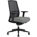 DAL JIRRA SIDE CONTROL SYNCHRO HIGH MESH BACK ARMS BLACK BACK STEEL SEAT