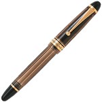 PILOT CUSTOM 823 FOUNTAIN PEN BROWN BARREL FINE NIB BLACK INK