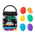 SENSORY SPROUTS TEXTURED CALMING STONES ASSORTED SET 18