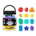 SENSORY SPROUTS TEXTURED CALMING SHAPES AND STONES ASSORTED SET 12