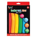 SENSORY SPROUTS RAINBOW PULL PIPES ASSORTED SET 6