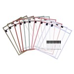 ELIZABETH RICHARDS WRITE N WIPE SLEEVES AND PENS COLOURS OF AUSTRALIA KIT A4 PACK 10