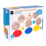 EDUCATIONAL COLOURS WOODEN DOUGH STAMPS WEATHER