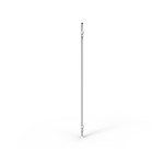 RAPIDLINE SHUSH30 SCREEN JOINING POLES 120 DEGREE 1500 X 30 X 30MM WHITE SATIN