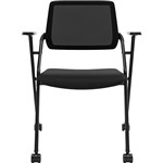 RAPIDLINE AIR MESH BACK TRAINING CHAIR BLACK