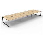 RAPID INFINITY DELUXE 6 PERSON LOOP LEG DOUBLE SIDED WORKSTATION