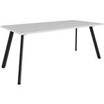 RAPIDLINE ETERNITY MEETING TABLE 1800 X 900MM NATURAL WHITEBLACK
