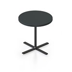 RAPIDLINE KOLO SIDE AND COFFEE TABLE 500 X 457MM BLACK TOP AND BLACK PC FRAME