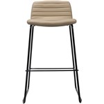 RAPIDLINE PIXEL HIGH BAR STOOL 730MM ALMONDBLACK