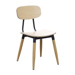 DURAFURN AUSTIN CHAIR PLY BACK AND SEAT 500 X 550 X 450MM NATURAL