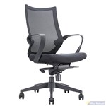GALA BOARDROOM CHAIR MESH BACK BLACK