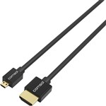 COMSOL HDMI TO MICRO HDMI CABLE 2METER BLACK