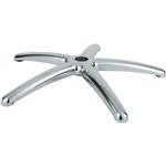 YS DESIGN TASK CHAIR COMPONENTS 5STAR BASE CHROME
