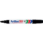 ARTLINE 90 PERMANENT MARKER CHISEL 5MM BLACK CARTON 576