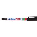 ARTLINE 700 PERMANENT MARKER BULLET 07MM BLACK CARTON 576