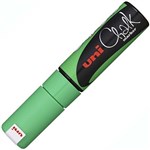 UNIBALL CHALK MARKER CHISEL TIP 8MM FLUORO GREEN