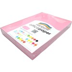 RAINBOW COLOURED A3 COPY PAPER 80GSM 500 SHEETS PINK