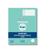 SPLASH EDUCATION EXERCISE BOOK 8MM RULEDRED MARGIN 96PAGES 225 X 175MM TEAL
