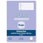 SPLASH EDUCATION BOTANY BOOK QLD YEAR 34 RULEDMARGIN 48PAGES A4 PURPLE