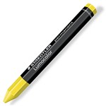 STAEDTLER LUMOCOLOR PERMANENT OMNIGRAPH CRAYON YELLOW PACK 12