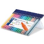 STAEDTLER 323 TRIPLUS FINELINE PEN ASSORTED PACK 20