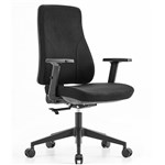 INITIATIVE MADISON MEDIUM MESH BACK TASK CHAIR WITH ARMS BLACK