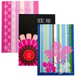 COLLINS NOTE PAD SOFT COVER ASSORTED A5 PACK 6