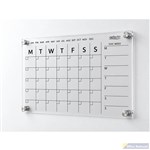 DEFLECTO WALL PLANNER FIXED MOUNT A4 CLEAR