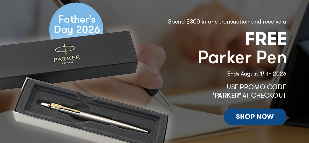 Free Parker Pen. Conditions apply.